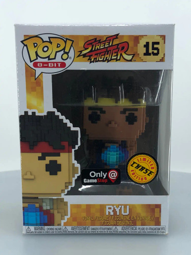 Ryu - (8-Bit, Blue) (Chase) #15 - (91878) for sale at Ozone Toys