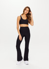 PEACHED FLORENCE FLARE - BLACK [USW023007]