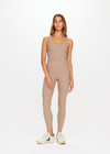 PEACHED 25IN HIGH MIDI PANT - MUSHROOM [USW023003]