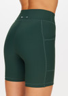 PEACHED 6IN POCKET SPIN SHORT - BRITISH RACING GREEN [USW023006]