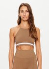 FORM SEAMLESS ANGIE CROP - MOCHA [USW024008]