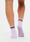 THE UPSIDE women's 3 Pack Grip Socks are anti slip grip socks with a soft terry sole and midi ankle height in 3 different colours.