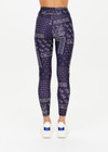 THE UPSIDE women's paisley Vaquero 25 inch Midi Pant is made from recycled super soft fabric. The 25 inch legging features elastic waistband with drawstring. Designed for yoga, pilates and barre.