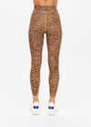 THE UPSIDE women's leopard Panthera 25 inch Midi Pant is made from recycled peached. The soft legging features a drawstring. Designed for yoga and pilates.