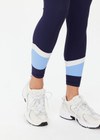 THE UPSIDE women's navy Silverstone 25 inch Legging features a recycled rib fabrication with elasticated drawcord waist. Perfect for yoga & pilates.