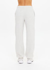 THE UPSIDE women's grey Harrison Track Pant is a mid to low rise fit and features a slim elasticated waistband, side pockets and an embroidered arrow logo on back. Perfect for travelling or everyday.