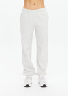 THE UPSIDE women's grey Harrison Track Pant is a mid to low rise fit and features a slim elasticated waistband, side pockets and an embroidered arrow logo on back. Perfect for travelling or everyday.