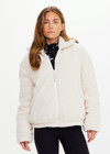 THE UPSIDE women's silver metallic Lotti Reversible Puffer Jacket features a zip opening and pockets lined with polar fleece. Designed for Aprs-ski and winter wear.