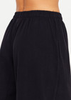 THE UPSIDE women's black recycled cotton Soho Tokio Wide Leg Pant is designed for a relaxed fit and features a soft encased elasticated waistband and wide leg. Made for lifestyle.