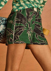 THE UPSIDE women's floral Tamara Jordi Short is high-waisted with an elasticated waist and contrast cream side piping. Made for lifestyle.