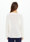 THE UPSIDE women's cream organic cotton Chennai Yelena Knitted Top is designed for a relaxed fit and features a 'TU' monogram and ribbed neckline and cuffs. Made for lifestyle.