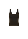 THE UPSIDE women's olive jacquard Castilla Amelia Tank Top is designed for a soft and comfortable fit and features a scoop neck and shelf bra with removable cups. Made for yoga and pilates.