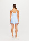 PEACHED LUCETTE DRESS - BLUE [USW926001]
