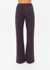 THE UPSIDE women's black Petra Flare Pant features soft, flared fabrication with grey splits at hem, side seam pockets and an elasticated waist. Made for lifestyle.