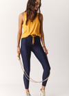 THE UPSIDE women’s yellow recycled mesh Issy Tank Top is a regular fit racerback tank and features a scoop neckline and longline silhouette. Made for performance.