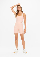 PEACHED 6IN SPIN SHORT - ROSE [USW021008]