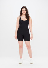 PEACHED 6IN SPIN SHORT - BLACK [USW021008]