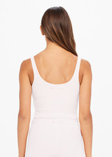 PEACHED TESS CROP - WHITE [USW021007]