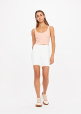 PEACHED 6IN SPIN SHORT - WHITE [USW021008]