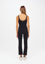 PEACHED THIA CROP FLARE - BLACK [USW022012]