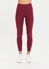 PEACHED 25IN MIDI PANT - BURGUNDY [USW021010]