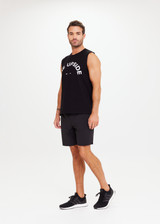 MENS MUSCLE TANK - BLACK [USM022008]