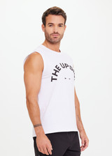 MENS MUSCLE TANK - WHITE [USM022008]