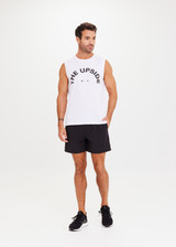 MENS MUSCLE TANK - WHITE [USM022008]