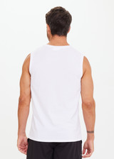 MENS MUSCLE TANK - WHITE [USM022008]