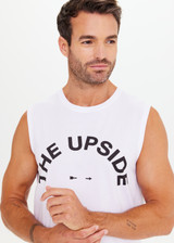 MENS MUSCLE TANK - WHITE [USM022008]