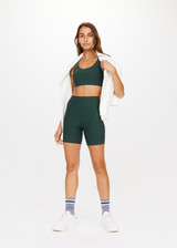 PEACHED 6IN POCKET SPIN SHORT - BRITISH RACING GREEN [USW023006]