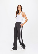 THE UPSIDE women's grey Juliet Pant is made from a viscose blend to create a slinky effect. The low rise pant features an elasticated waist and side seam pockets. Designed for walking and recovery.