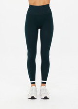 THE UPSIDE women's green Form Seamless 25inch Legging is designed for a firm & supportive fit and features moisture control properties. Perfect for yoga & pilates.