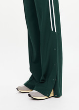 THE UPSIDE women's green Cobra Zephyr Wide Leg Pant comes in a soft fabrication with an elasticated waistband and welt pockets. Made for everyday leisure.