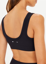 PEACHED HARLEY BRA - BLACK [USW026008]