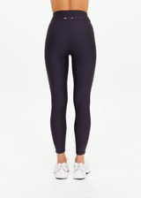 THE UPSIDE women's black Oxford 25inch Legging offers a supportive & comfortabe fit made from eco tech performance fabric and features elastic drawcord through waist. Made for high impact.