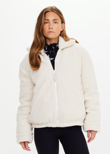 THE UPSIDE women's silver metallic Lotti Reversible Puffer Jacket features a zip opening and pockets lined with polar fleece. Designed for Aprs-ski and winter wear.