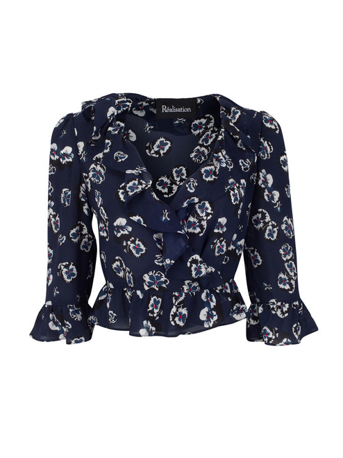 The Cher - Navy Pansy, product front