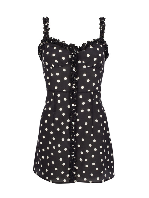The Julia - Black and White Spot, product front