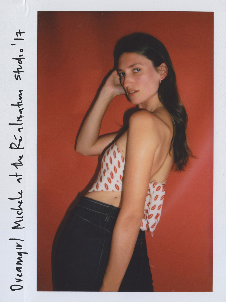 Dreamgirl Michele, wearing the Handkerchief Lip @kissser