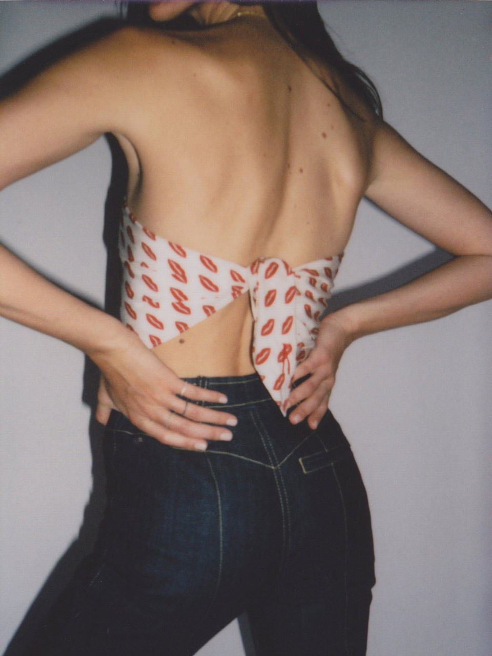 Dreamgirl Michele, wearing the Handkerchief Lip @kissser