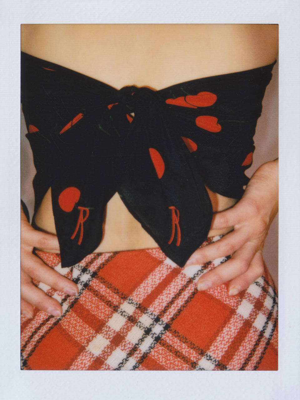 Dreamgirl Rainey, wearing the Handkerchief Wild Cherry @itsrainsford