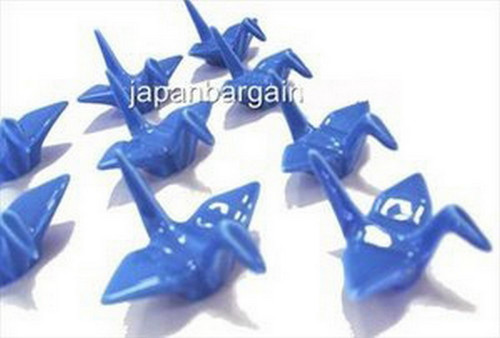 1x Blue Porcelain Crane Chopstick Rest