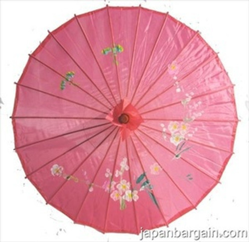 Hot Pink Asian Parasol 22in