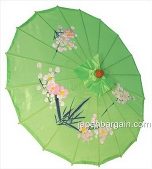 Green Asian Parasol 22in