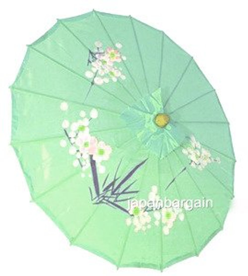 Light Green Oriental Parasol 32in