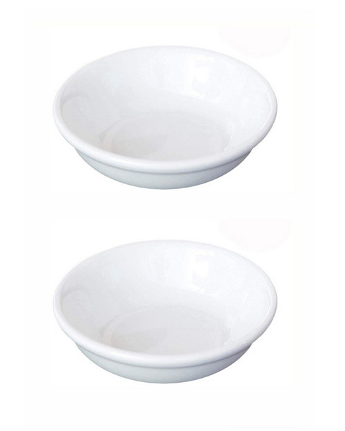 White Porcelain Soy Sauce Dish Product of Gifu Japan