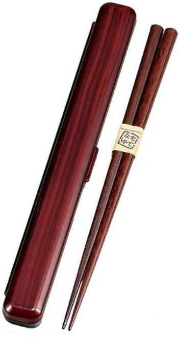 Ya Tatsumi HAKOYA 23.0 chopstick case set zelkova wood grain