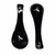 1x Black Porcelain Soup Spoons