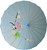 Light Blue Asian Parasol 22in